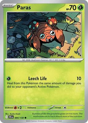 Paras 004/159 - Journey Together - Non-Holo