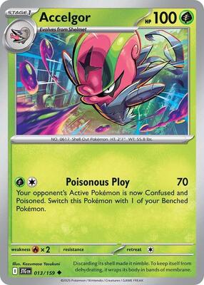 Accelgor 013/159 - Journey Together - Non-Holo