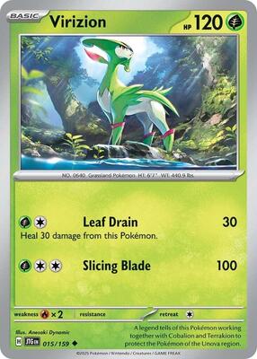 Virizion 015/159 - Journey Together - Non-Holo