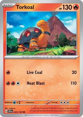 Torkoal 025/159 - Journey Together - Reverse Holo