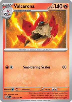 Volcarona 029/159 - Journey Together - Non-Holo