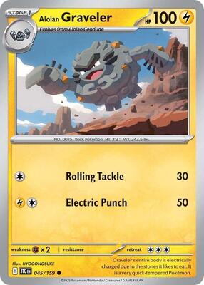 Alolan Graveler 045/159 - Journey Together - Non-Holo