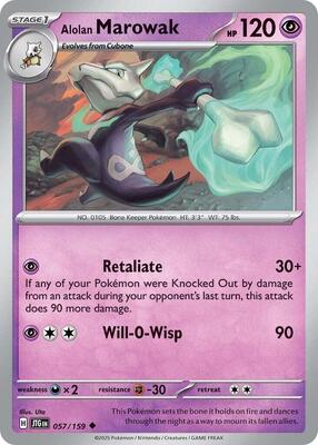 Alolan Marowak 057/159 - Journey Together - Non-Holo