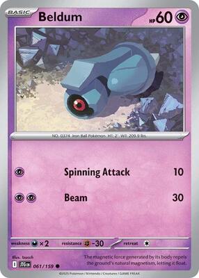 Beldum 061/159 - Journey Together - Non-Holo