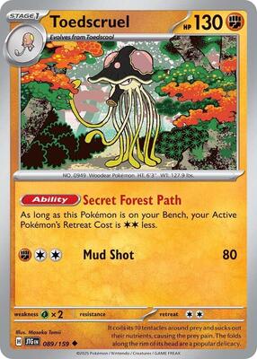 Toedscruel 089/159 - Journey Together - Non-Holo