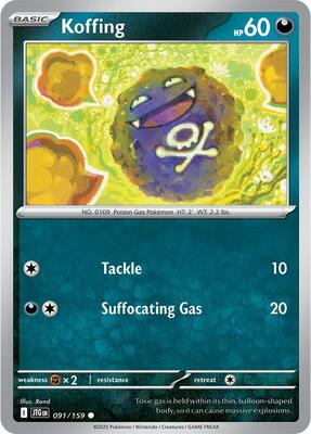 Koffing 091/159 - Journey Together - Reverse Holo