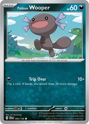 Paldean Wooper 093/159 - Journey Together - Non-Holo