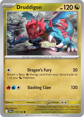 Druddigon 115/159 - Journey Together - Non-Holo