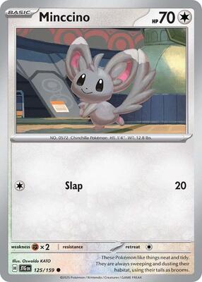 Minccino 125/159 - Journey Together - Reverse Holo