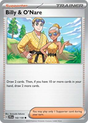 Billy & O'Nare 142/159 - Journey Together - Reverse Holo