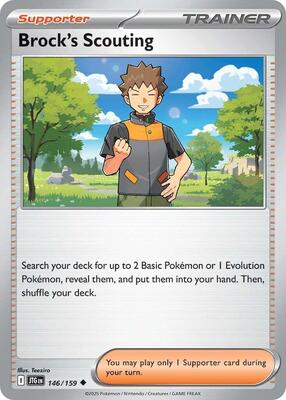 Brock's Scouting 146/159 - Journey Together - Non-Holo