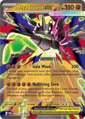 Mega Zygarde ex 047/088 - Perfect Order - Holo