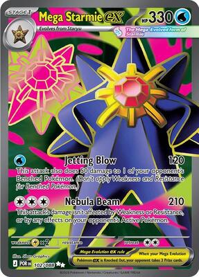 Mega Starmie ex 102/088 - Perfect Order - Holo