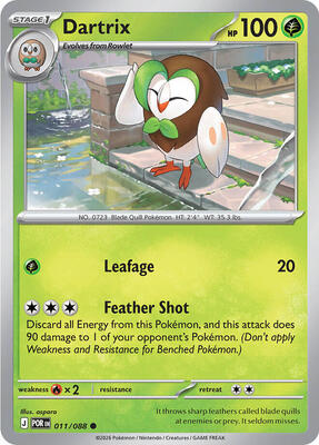 Dartrix 011/088 - Perfect Order - Non-Holo