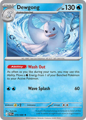Dewgong 019/088 - Perfect Order - Holo