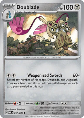 Doublade 057/088 - Perfect Order - Reverse Holo