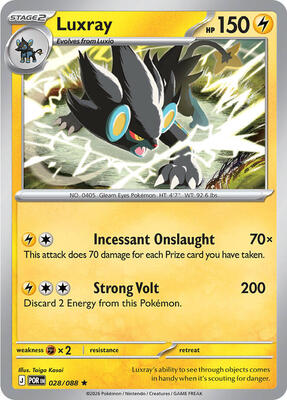 Luxray 028/088 - Perfect Order - Reverse Holo