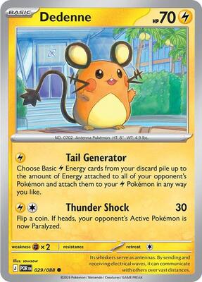 Dedenne 029/088 - Perfect Order - Non-Holo