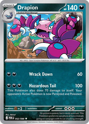 Drapion 052/088 - Perfect Order - Non-Holo