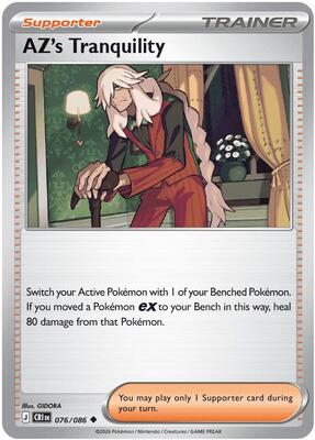 AZ's Tranquility 076/086 - Chaos Rising - Reverse Holo