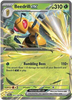Beedrill ex 003/086 - Chaos Rising - Holo