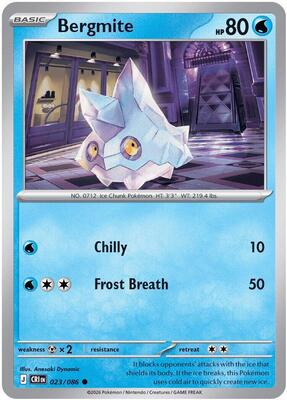 Bergmite 023/086 - Chaos Rising - Non-Holo