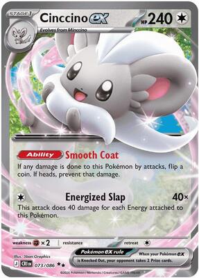 Cinccino ex 073/086 - Chaos Rising - Holo