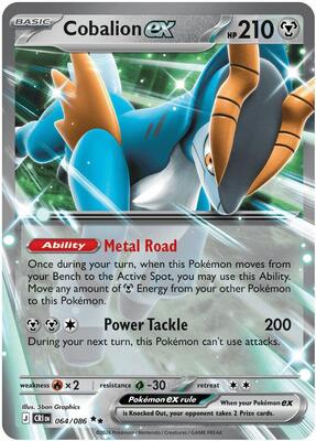 Cobalion ex 064/086 - Chaos Rising - Holo