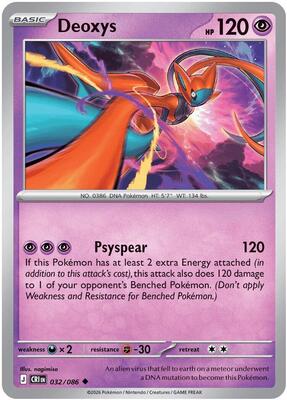 Deoxys 032/086 - Chaos Rising - Non-Holo