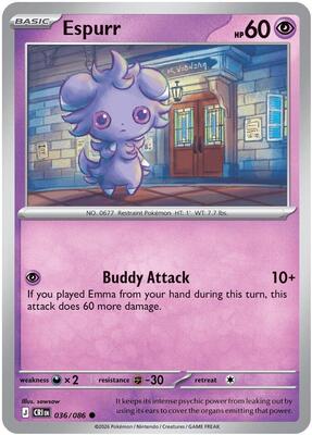Espurr 036/086 - Chaos Rising - Non-Holo