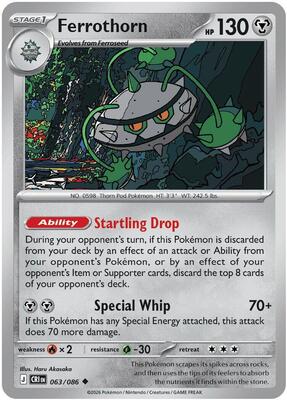 Ferrothorn 063/086 - Chaos Rising - Reverse Holo