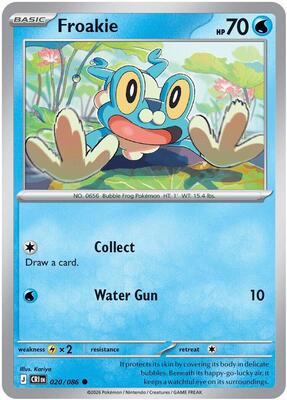 Froakie 020/086 - Chaos Rising - Non-Holo