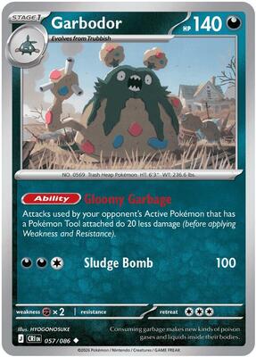 Garbodor 057/086 - Chaos Rising - Reverse Holo