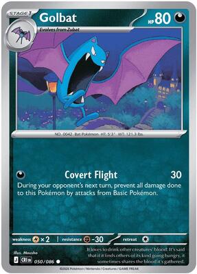 Golbat 050/086 - Chaos Rising - Reverse Holo