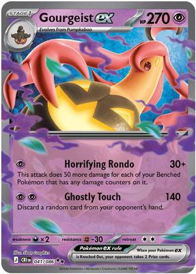 Gourgeist ex 041/086 - Chaos Rising - Holo