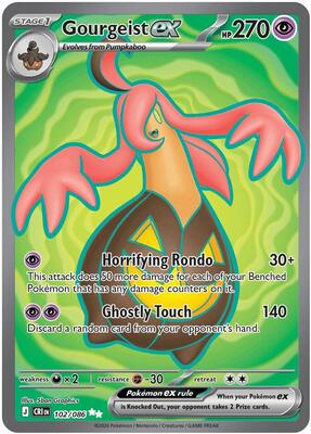 Gourgeist ex 102/086 - Chaos Rising - Holo