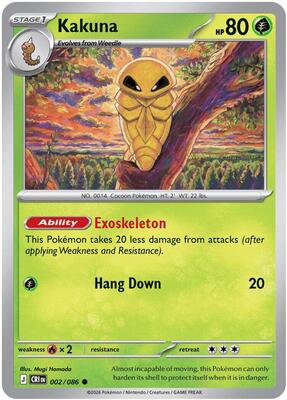 Kakuna 002/086 - Chaos Rising - Reverse Holo