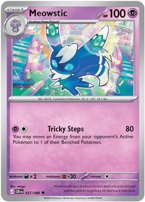 Meowstic 037/086 - Chaos Rising - Non-Holo