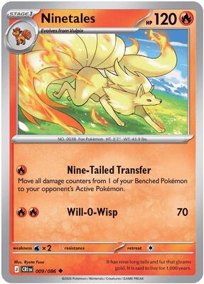 Ninetales 009/086 - Chaos Rising - Reverse Holo