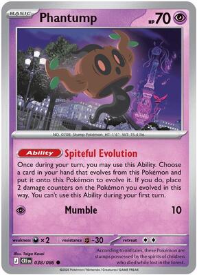 Phantump 038/086 - Chaos Rising - Non-Holo