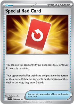 Special Red Card 082/086 - Chaos Rising - Non-Holo