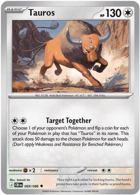 Tauros 069/086 - Chaos Rising - Non-Holo