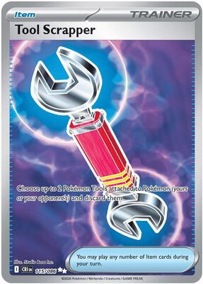 Tool Scrapper 115/086 - Chaos Rising - Holo