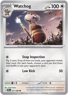 Watchog 071/086 - Chaos Rising - Non-Holo