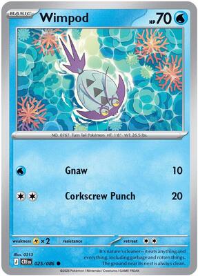 Wimpod 025/086 - Chaos Rising - Non-Holo