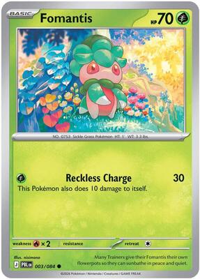 Fomantis 003/084 - Pitch Black - Non-Holo