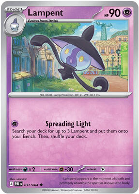 Lampent 037/084 - Pitch Black - Reverse Holo
