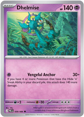 Dhelmise 039/084 - Pitch Black - Non-Holo