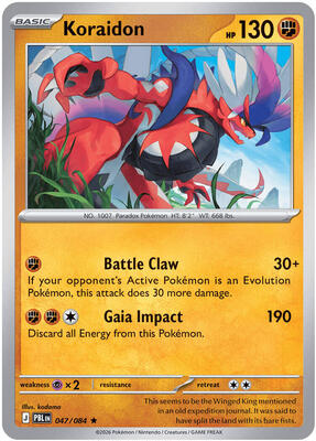 Koraidon 047/084 - Pitch Black - Reverse Holo