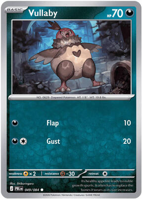 Vullaby 049/084 - Pitch Black - Non-Holo
